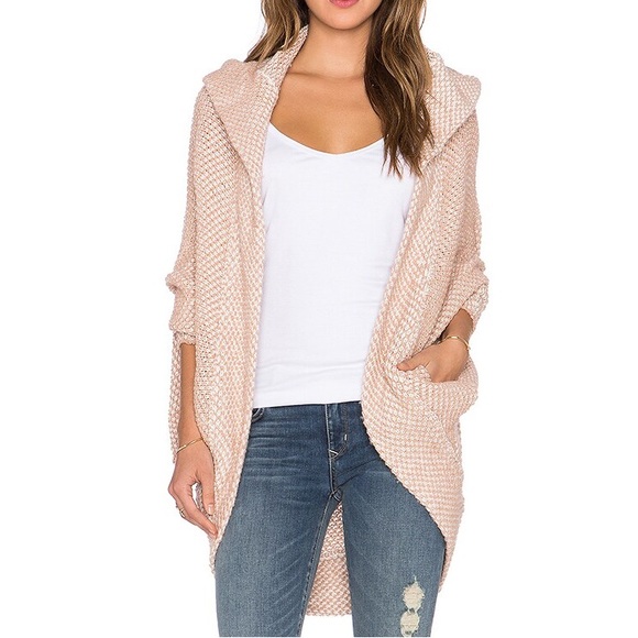 Free People Coco Cocoon Cardigan In Ivory Combo - Picture 2 of 9